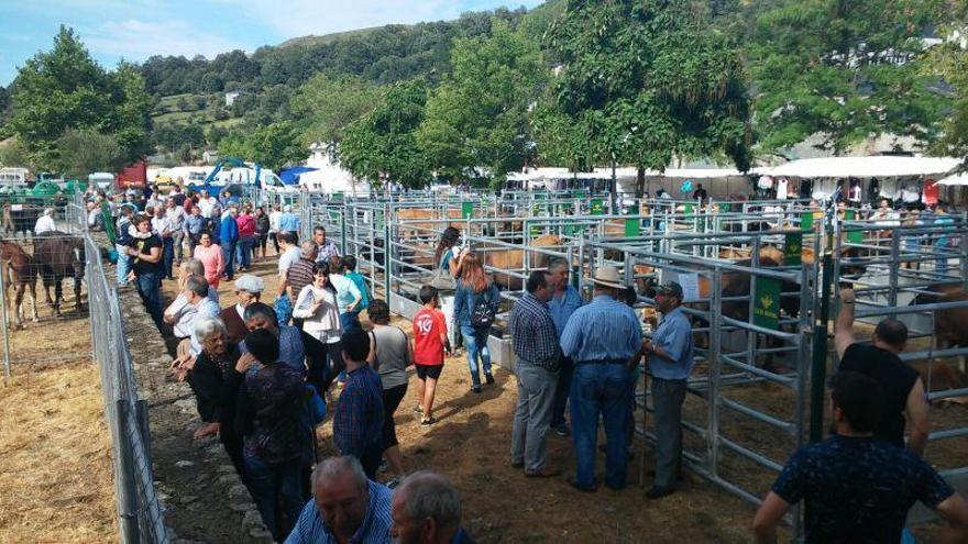 Cientos de personas en la Feria de Porto