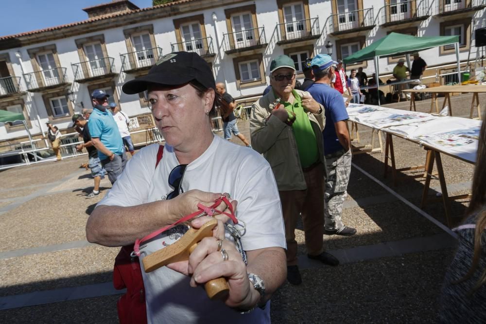 Tiro con gomero en Avilés