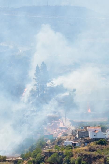 11-08-2019 Artenara. Segundo día del incendio en la cumbre  | 11/08/2019 | Fotógrafo: Andrés Cruz