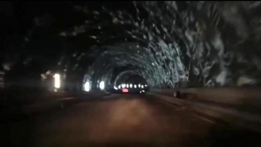 Un vistazo al túnel más largo de Canarias, en La Aldea