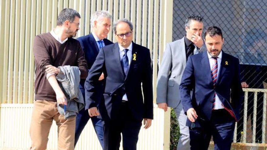 Quim Torra visita a los Jordis en la cárcel de Soto del Real