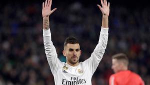 Dani Ceballos, durante un partido del Real Madrid.