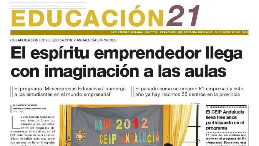 El espíritu emprendedor llega con imaginación a las aulas