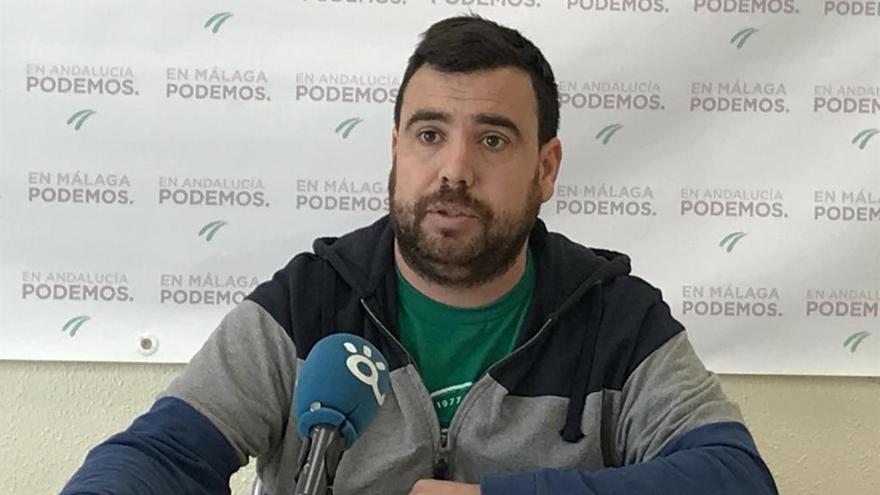 El coordinador provincial de Podemos, Alejandro Serrato.