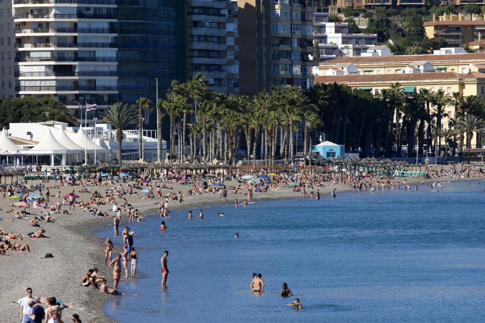 La Malagueta, como un día de verano.