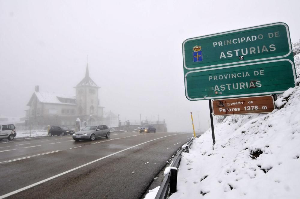 La nieve cubre el norte de España