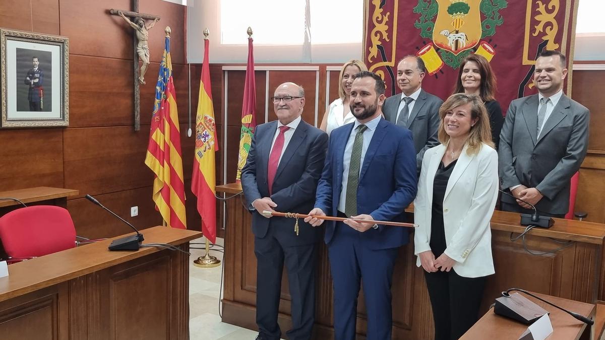 Equipo de gobierno del PP en Callosa de Segura -sin la edil de Vox, que se incorporó en septiembre-