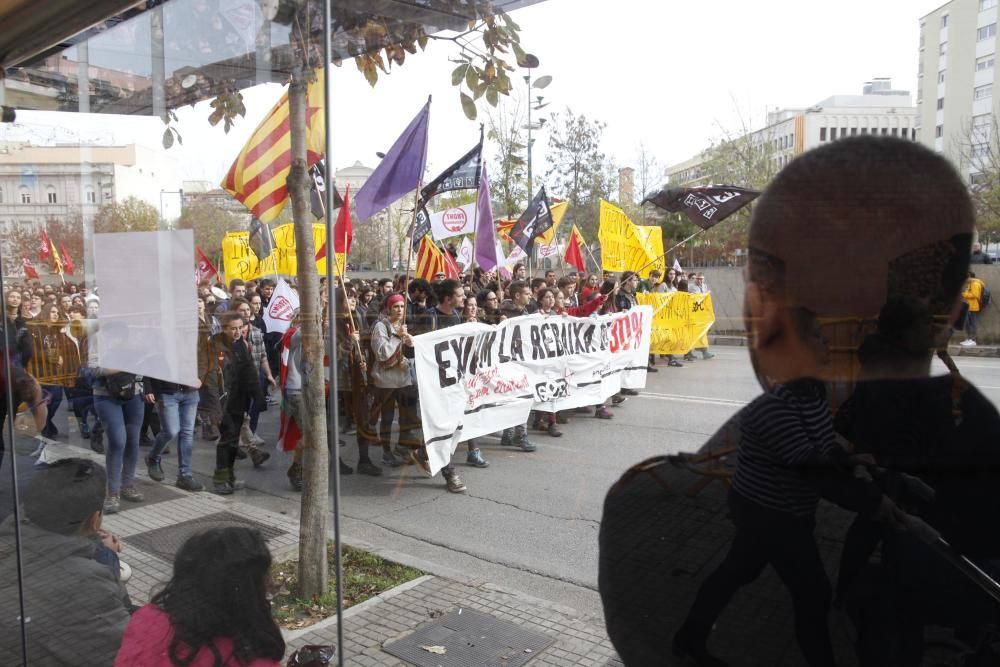 Manifestació Ensenyament i estudiants