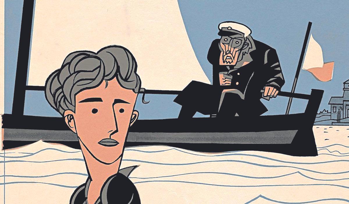 Iilustración de Javier Olivares del libro ‘El duelo’