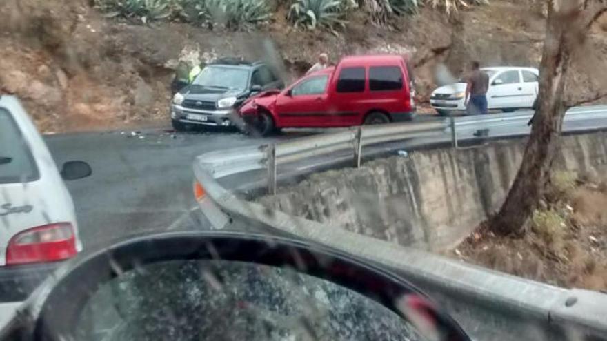 Diez heridos en cinco accidentes de tráfico ocurridos en Gran Canaria