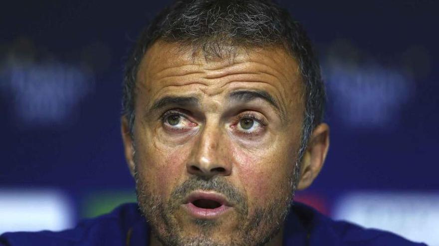 Luis Enrique, técnico del Barcelona