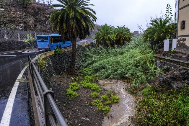 Domingo de lluvias en Gran Canaria por el paso de la tormenta 'Hermine'