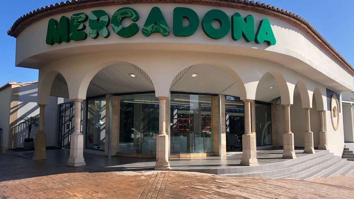 La nueva tienda de Mercadona en Xàbia.