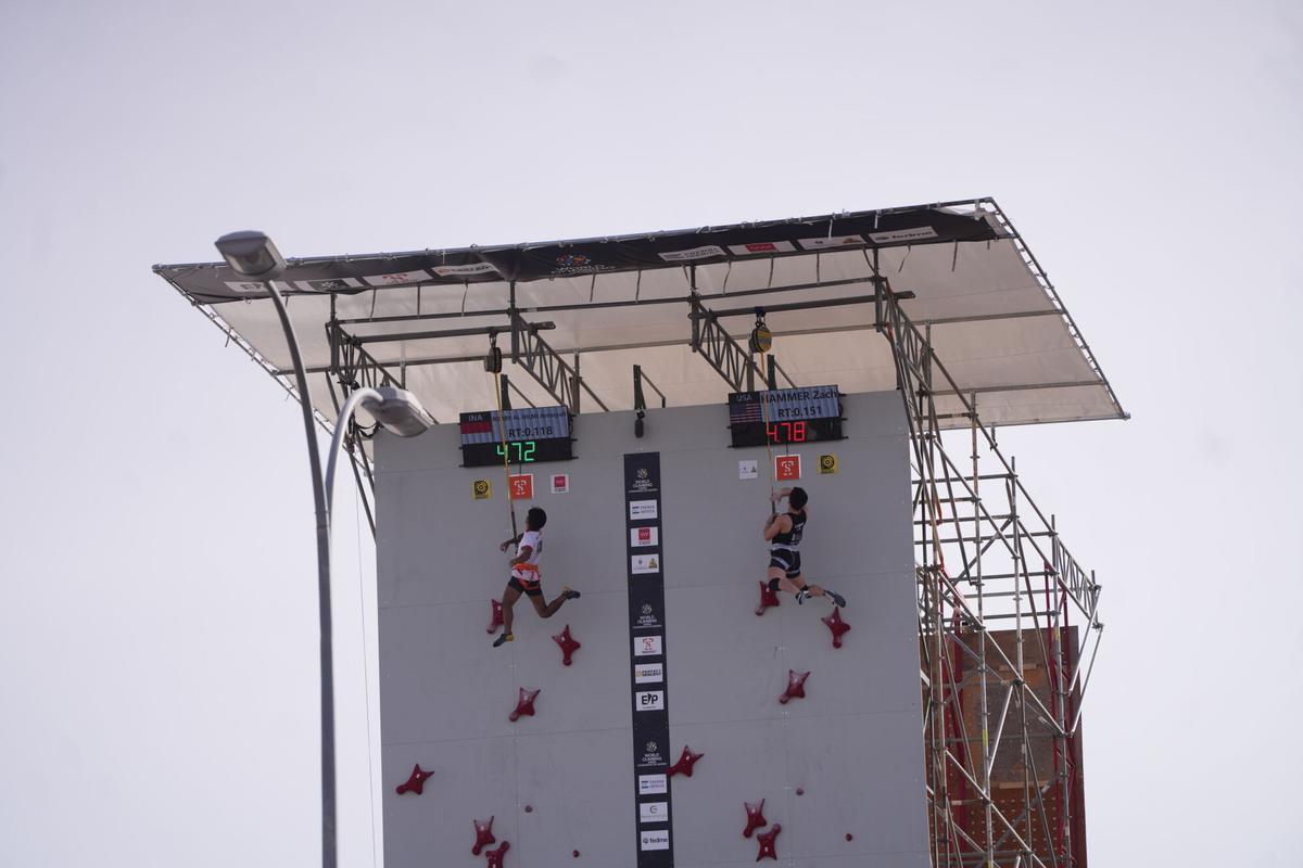 Final de velocidad de la World Climbing Series Comunidad de Madrid 2026