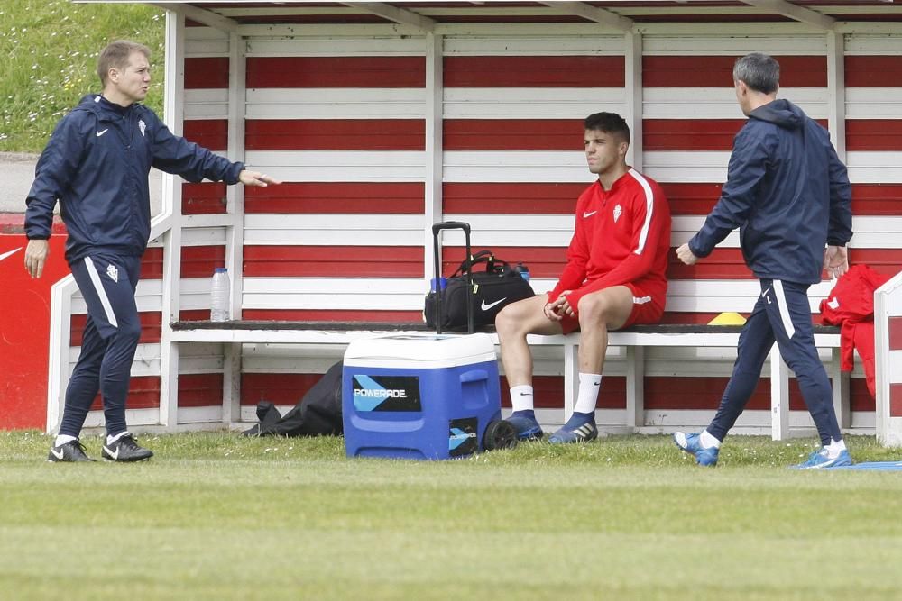 Entrenamiento del Sporting