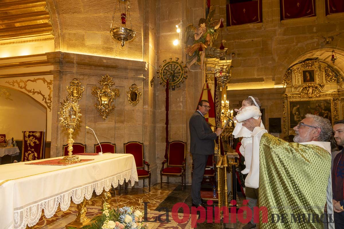 Presentación a la Vera Cruz de Caravaca de los niños nacidos en 2023