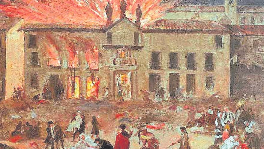 Incendio en la Casa de Comedias, 1778