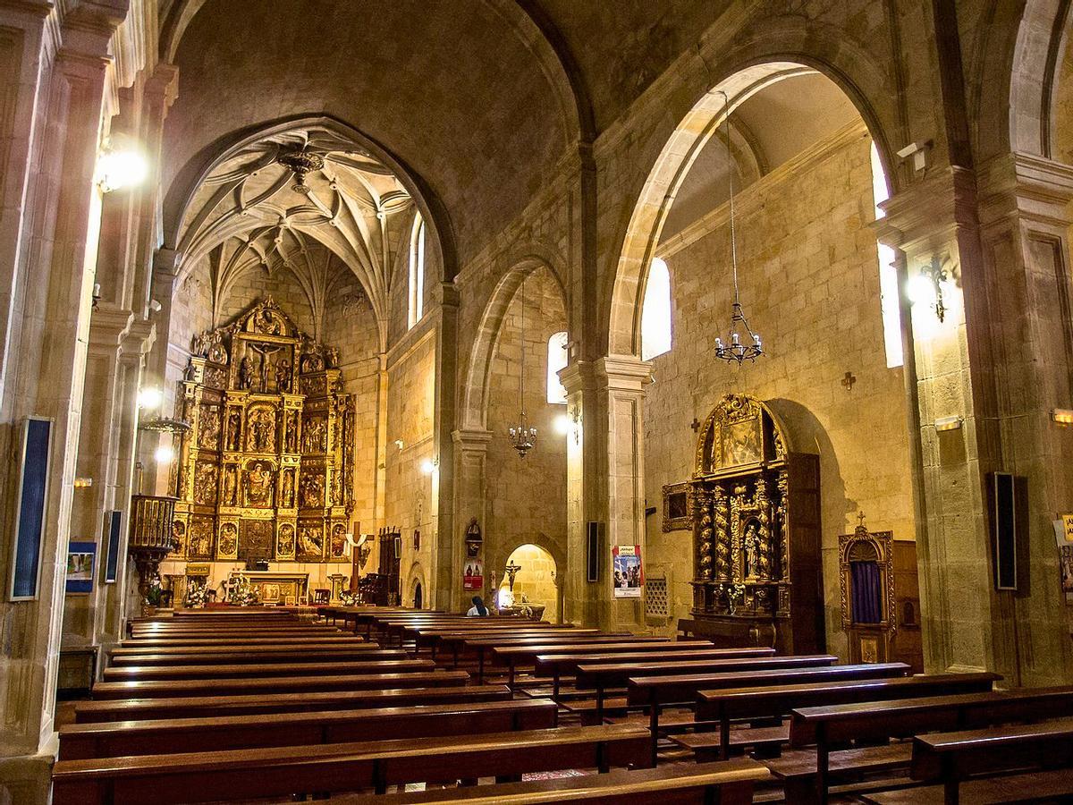 El interior de la Iglesia de Santa María la Mayor