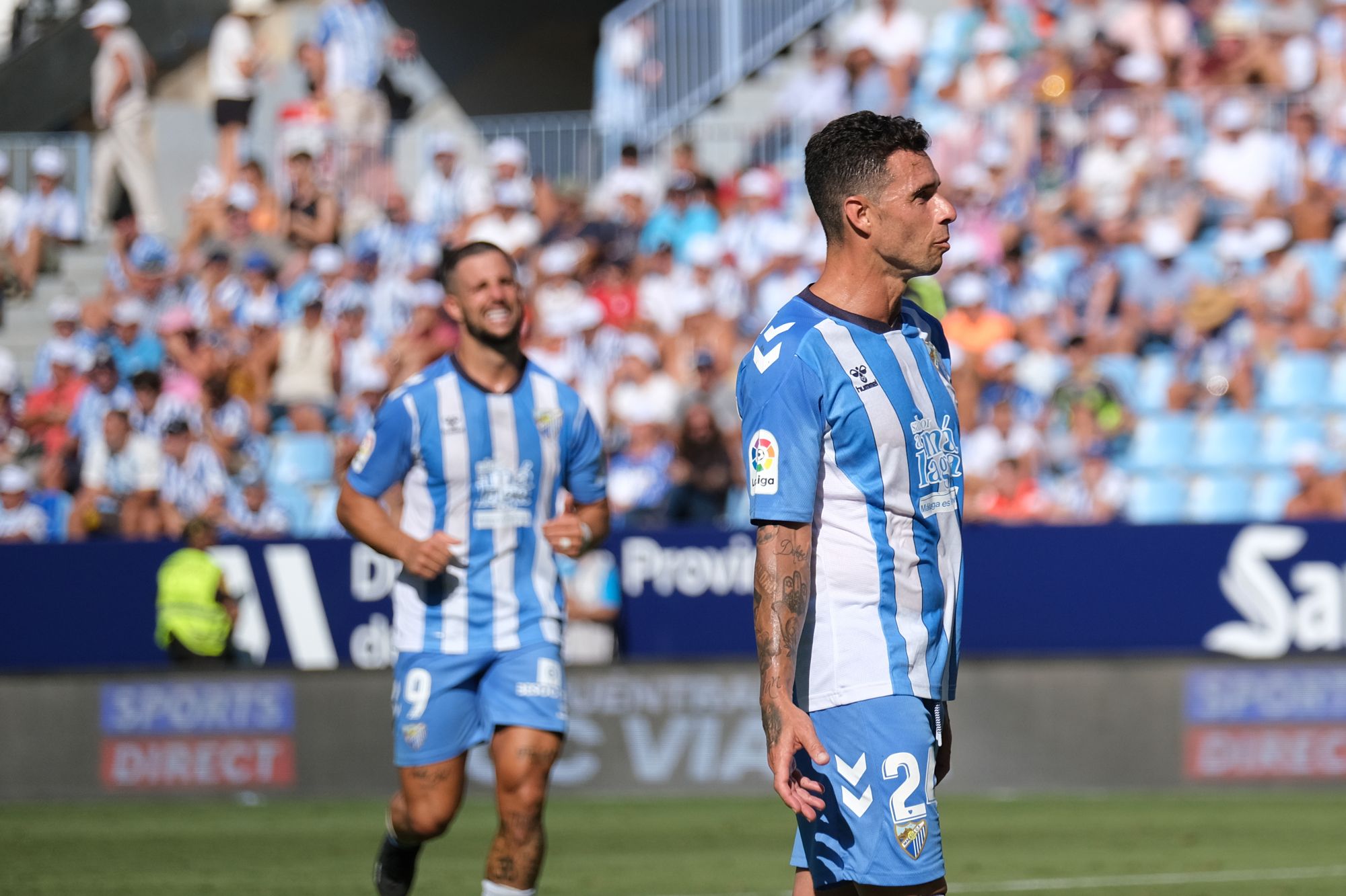 El Málaga CF - Albacete Balompié, en imágenes