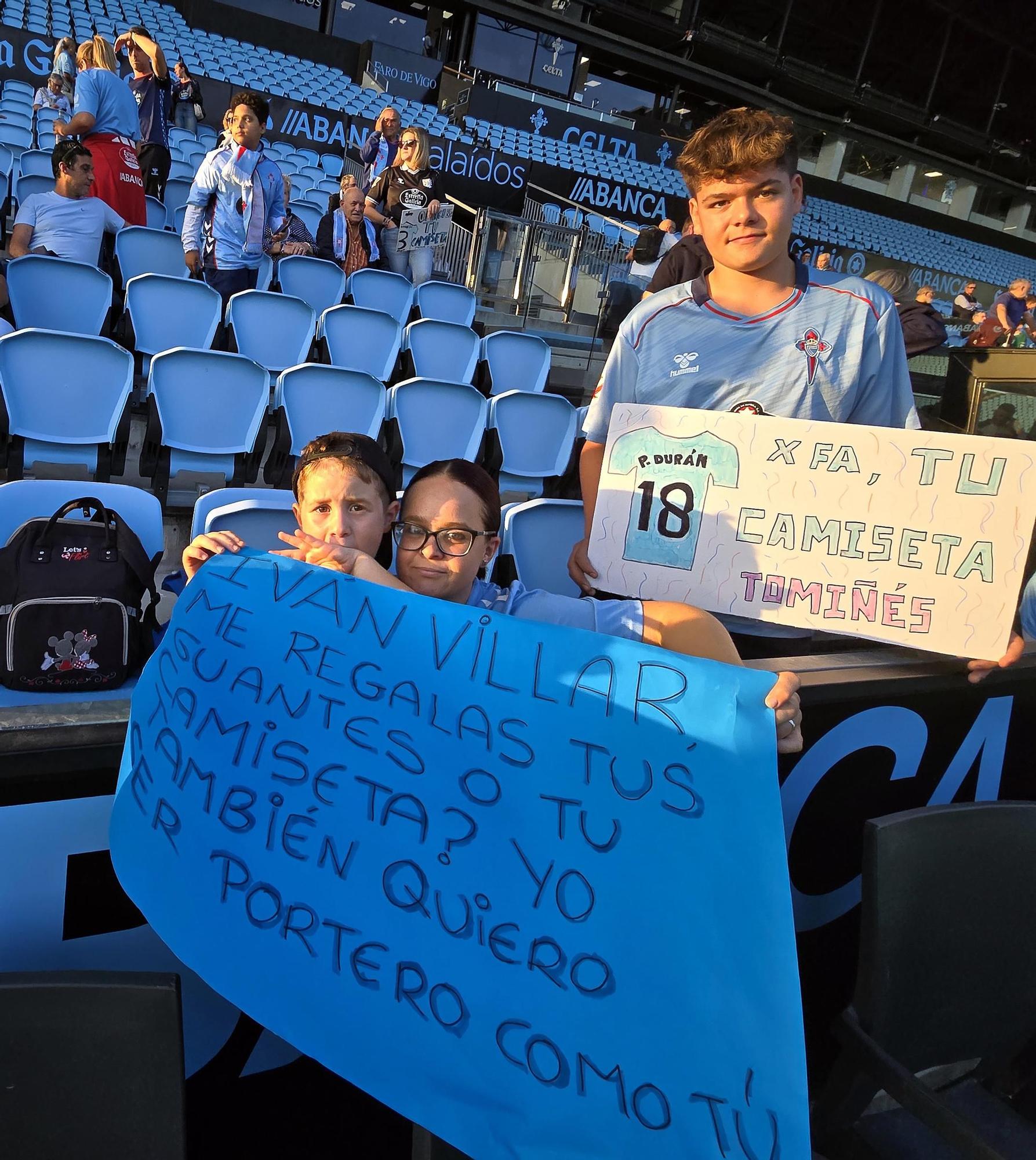 'Xuntos contra o lume': Celta - Selección de Ourense, en imágenes