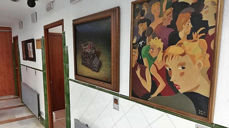 Dos dels quadres de la nova mostra del fons Francesc Galí.