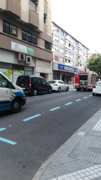 Incendio en un ático de Arenales