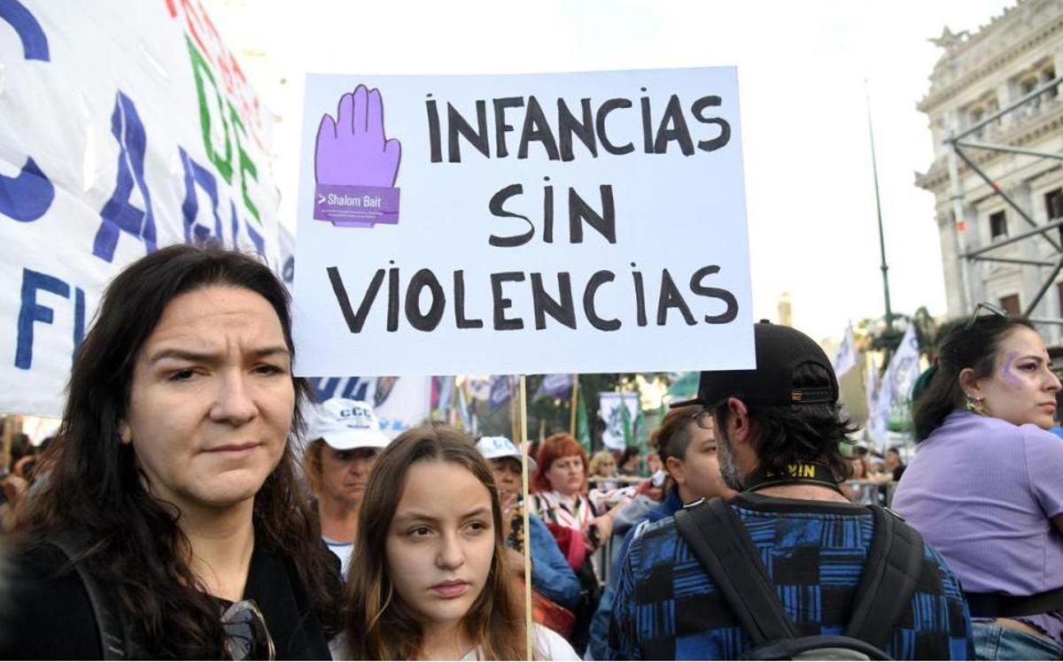 Manifestación contra la violencia machista