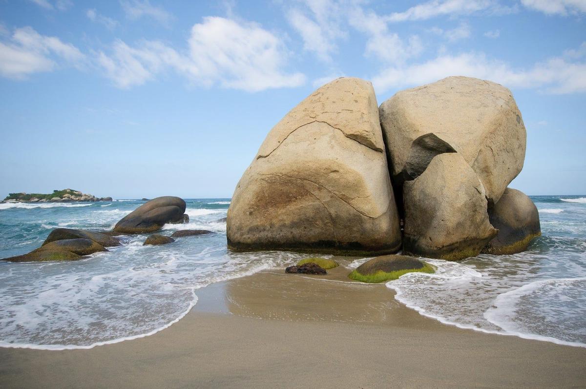 Playa Arrecifes, en el Parque Nacional de Tayrona