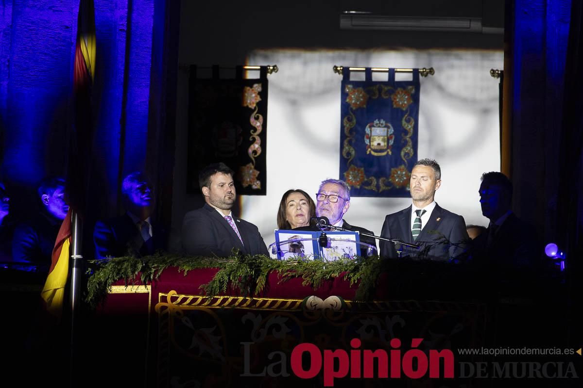 Pregón de Fiestas en Caravaca