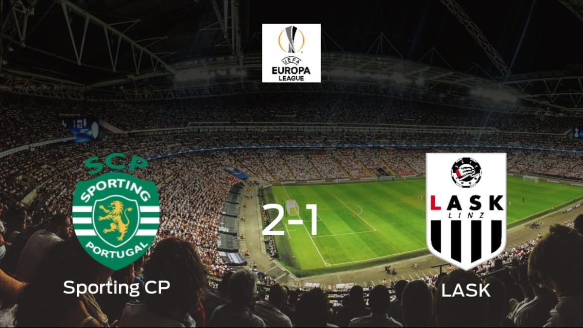El Sporting CP suma tres puntos tras ganar 2-1 al LASK