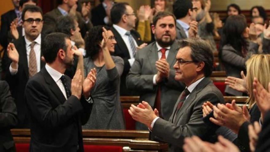 El Parlamento catalán aprueba la declaración de soberanía