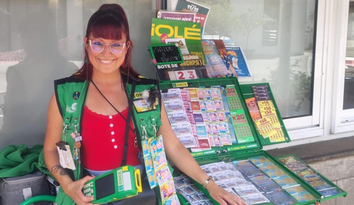 Jasmina Rodríguez Reyes, vendedora de Once en la Vega de San Mateo.