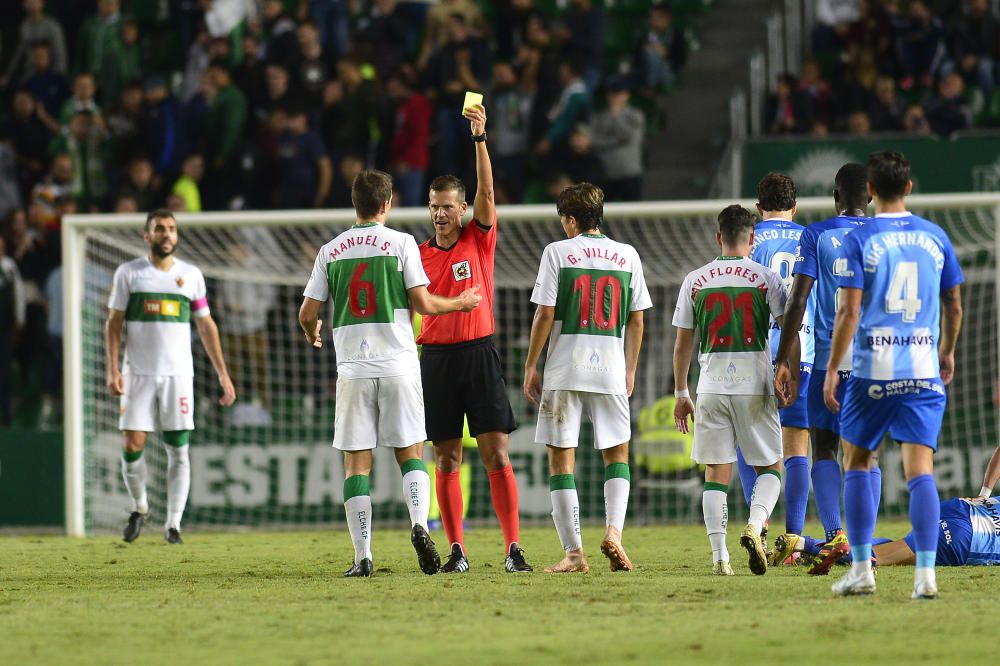 La victoria del Elche ante el Málaga en imágenes