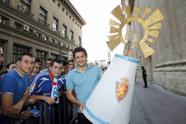 Imágenes de la celebración de la permanencia en el Pilar