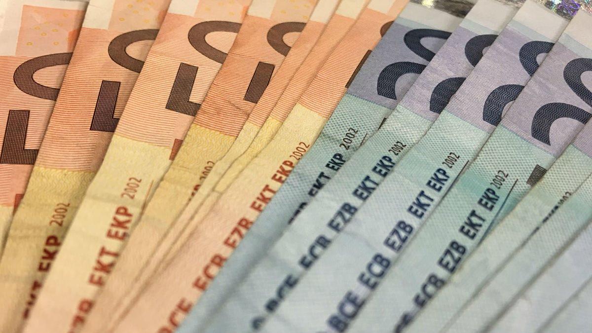 Billetes de 50 y de 20 euros