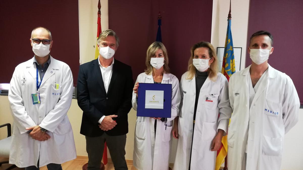 Imagen del equipo del Hospital de Sant Joan que ha recibido el galardón