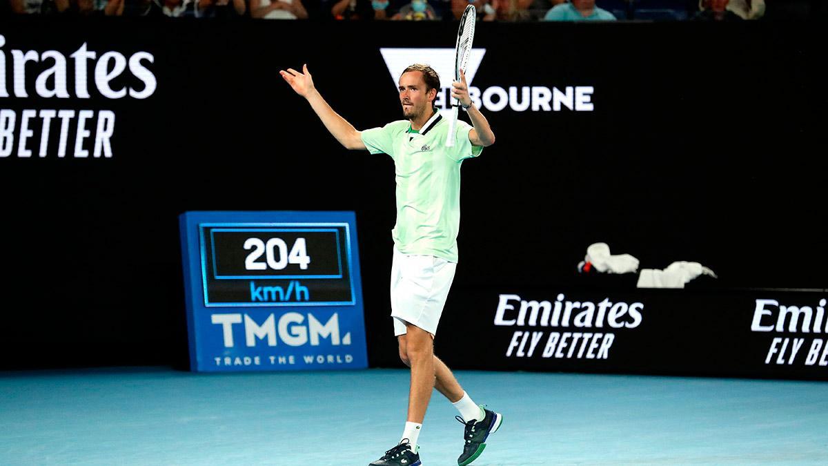 Medvedev completa las 'semis' del Open de Australia