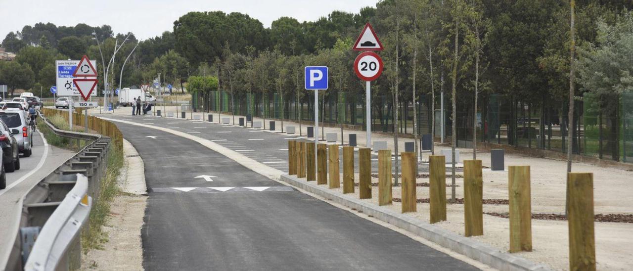 El nou accés a l parc de l’Agulla s’ha estrenat aquest juny després tres mesos d’obres | ARXIU/ALEX GUERRERO