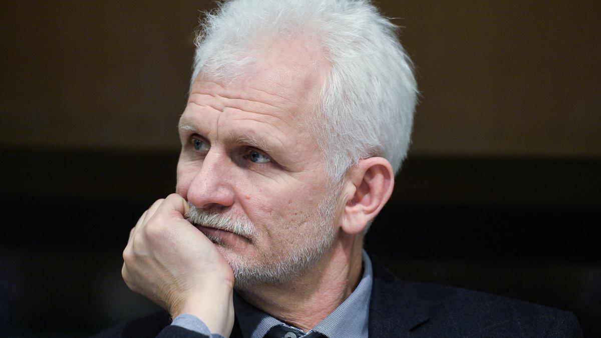 El Nobel de la Paz Ales Bialiatski.