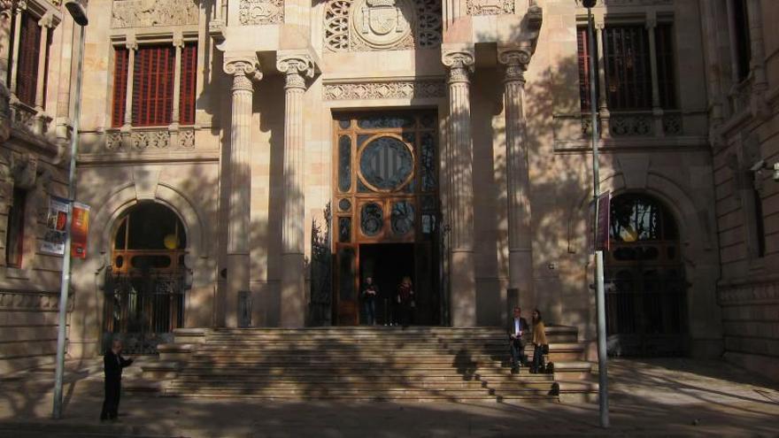 Exterior de l&#039;Audiència de Barcelona.