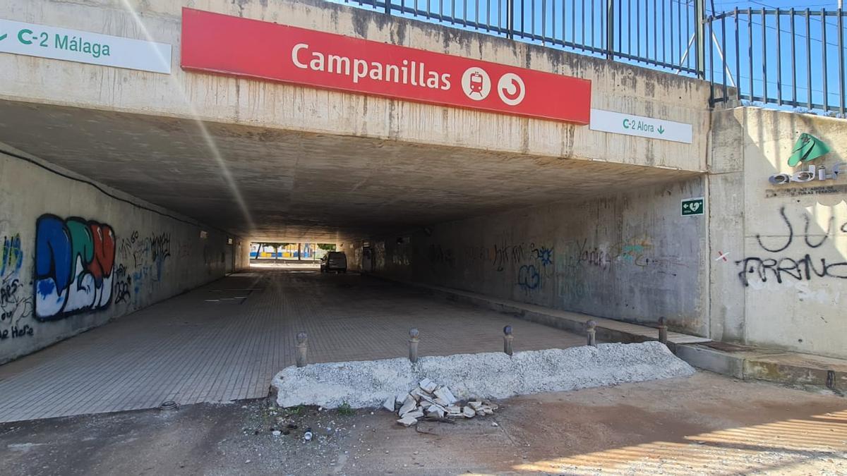 Estación de tren de Campanillas.