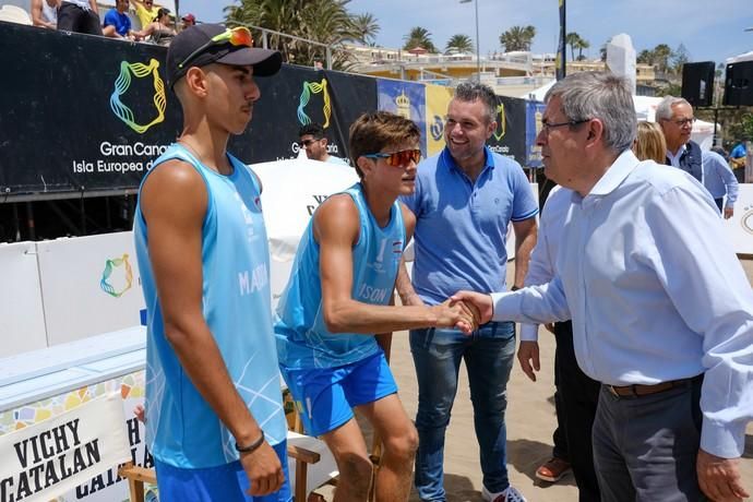 San Bartolomé de Tirajana. Presentación Copa del Rey de voley playa  | 25/04/2019 | Fotógrafo: José Carlos Guerra