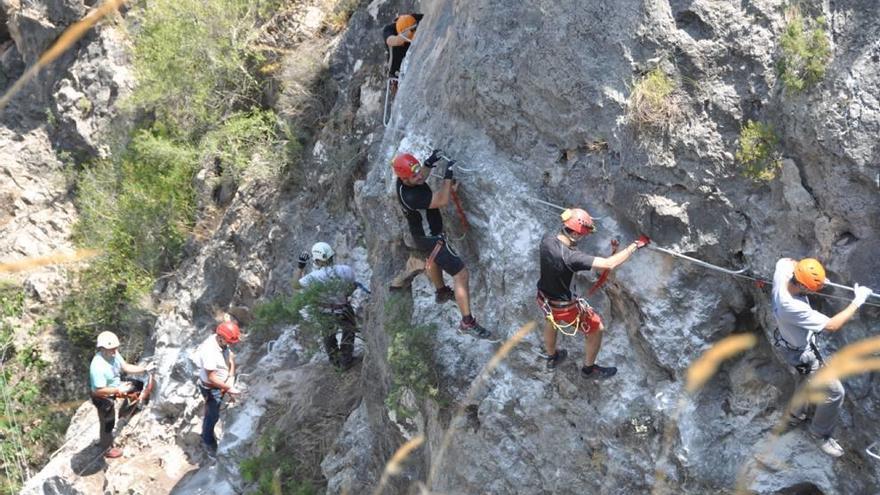 El Cañón de Almadenes se abre a los escaladores