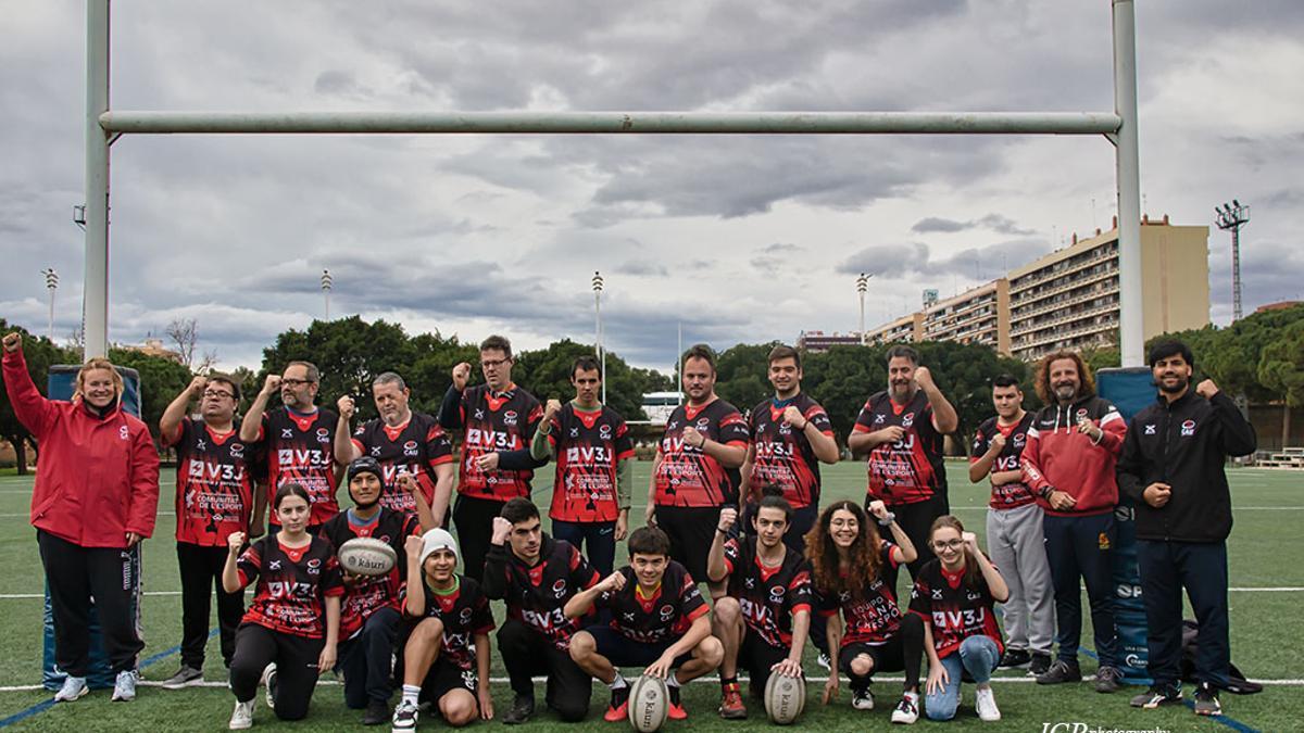 El CAU presenta a los nuevos guerreros del equipo inclusivo de rugby