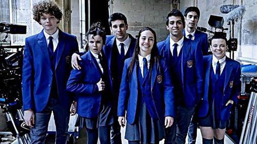 Primera imatge del rodatge de «El Internado: las cumbres».