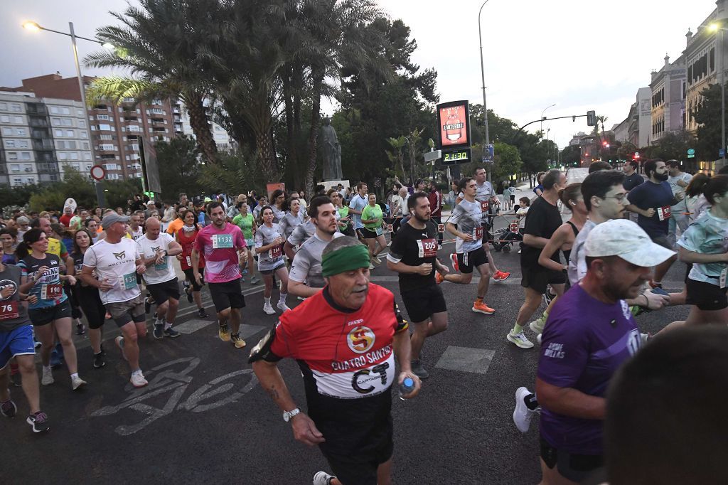 Carrera nocturna de Murcia, en imágenes