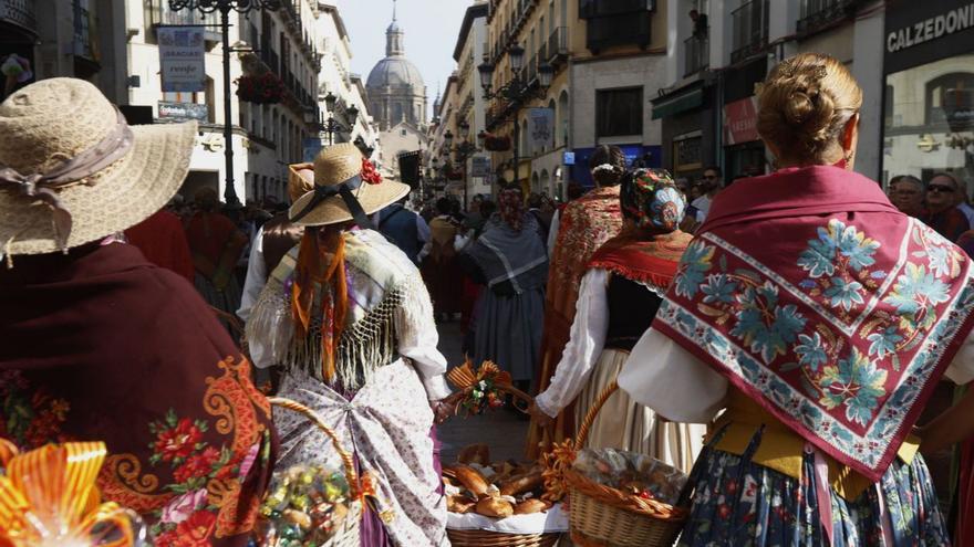 La Ofrenda  de Frutos, el año pasado.