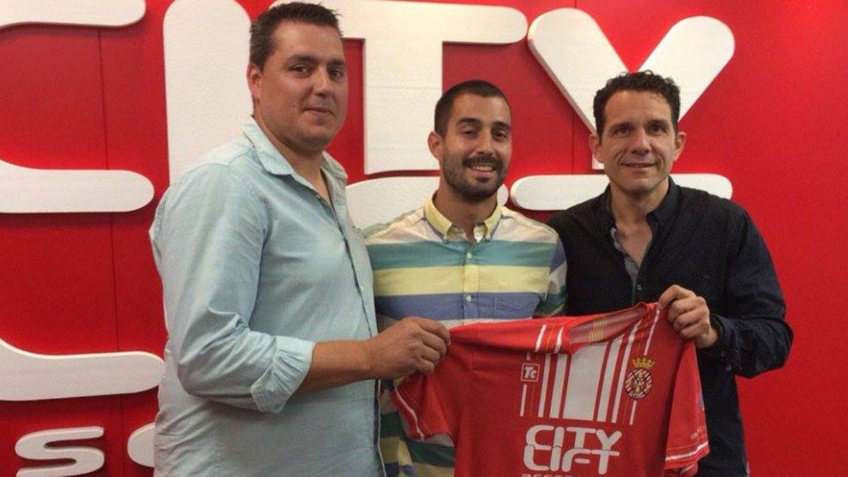 Ramón Benito el día que se hizo oficial su incorporación