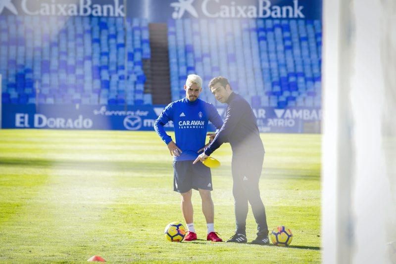 Entrenamiento de puertas abiertas del Real Zaragoza