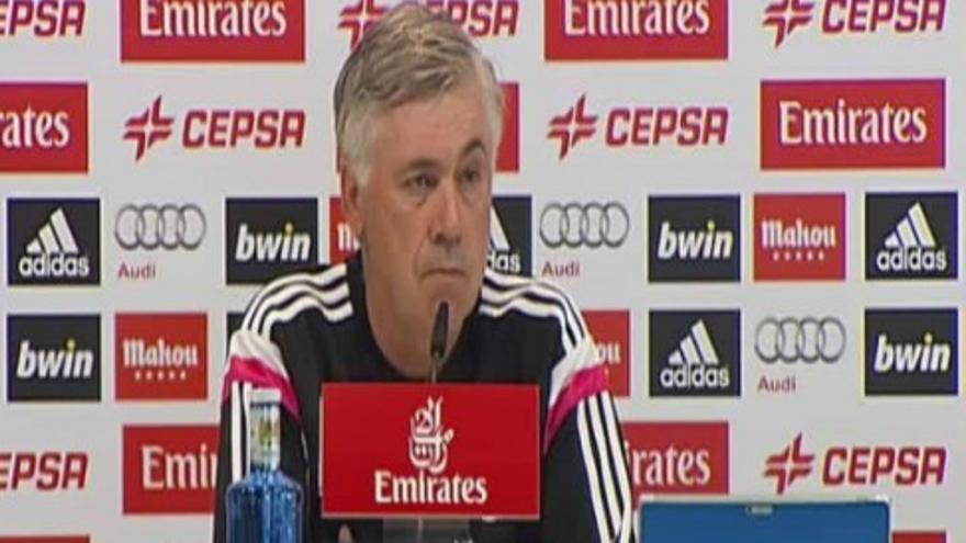 Ancelotti: "No entiendo que el Bernabéu pite a Cristiano"